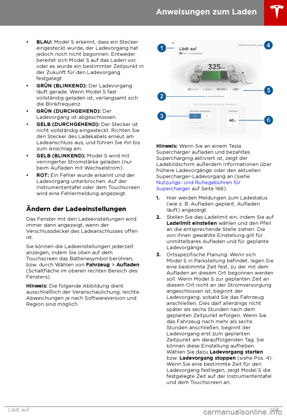 TESLA MODEL S 2018  Betriebsanleitung (in German) 