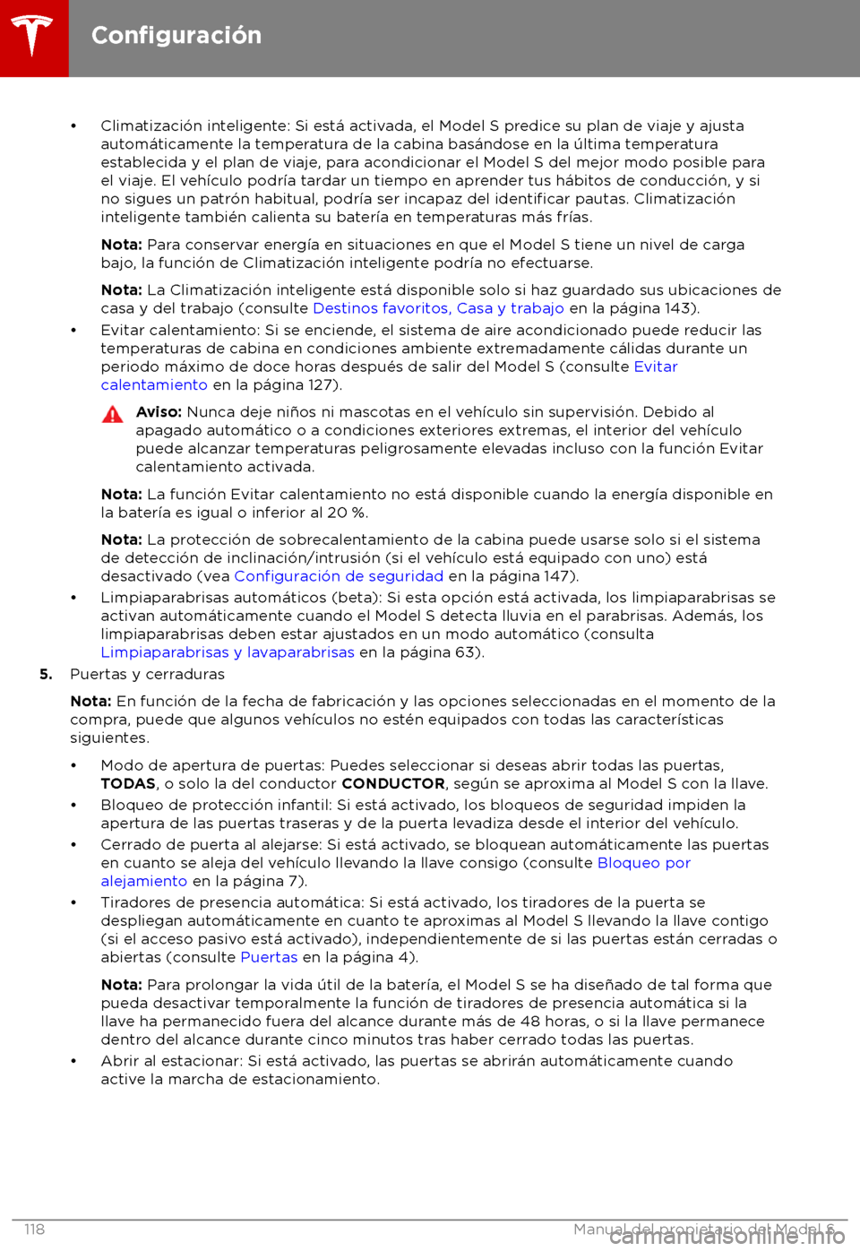 TESLA MODEL S 2018  Manual del propietario (in Spanish) 
