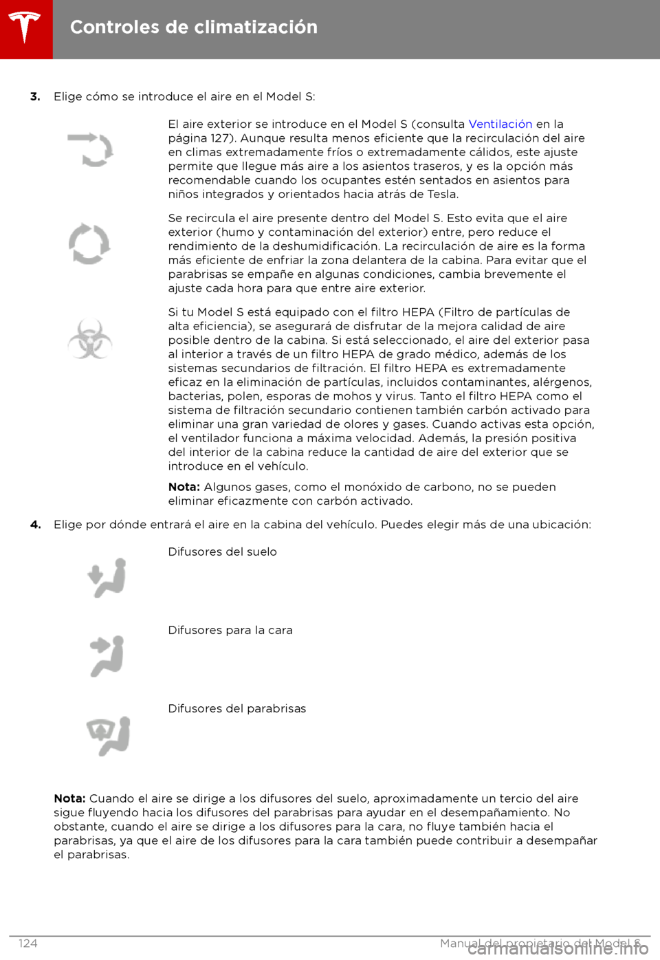 TESLA MODEL S 2018  Manual del propietario (in Spanish) 3.
Elige c 