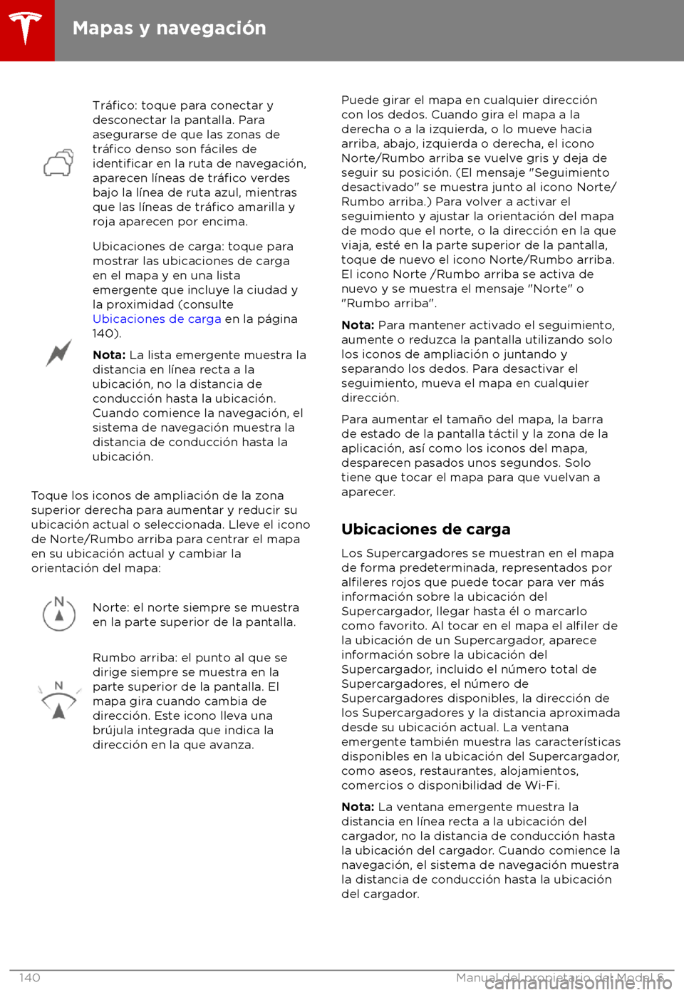 TESLA MODEL S 2018  Manual del propietario (in Spanish) Tr