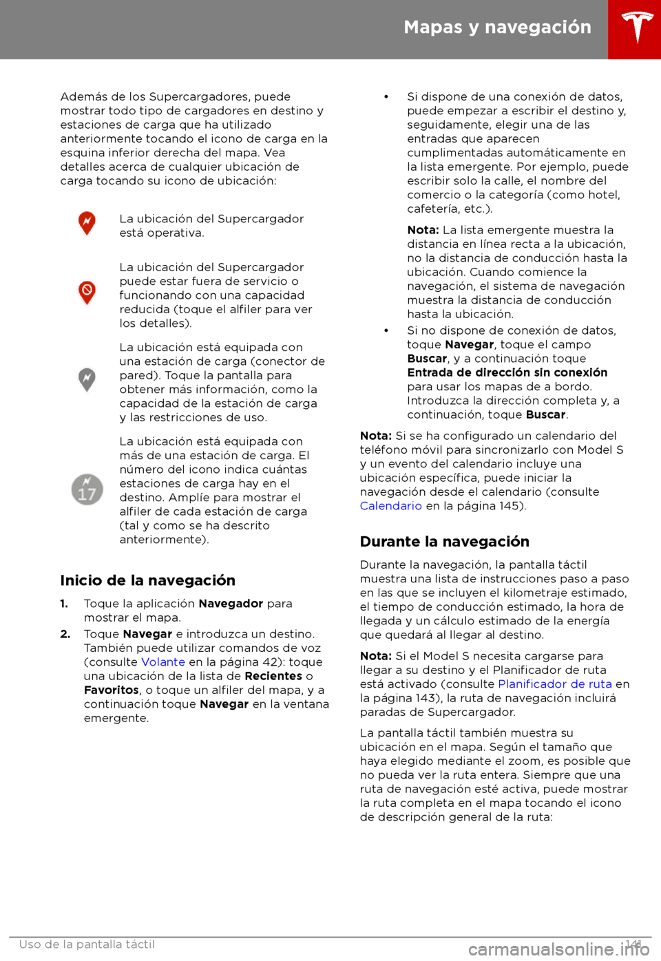 TESLA MODEL S 2018  Manual del propietario (in Spanish) Adem