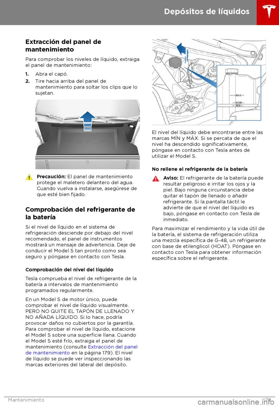TESLA MODEL S 2018  Manual del propietario (in Spanish) Extracci