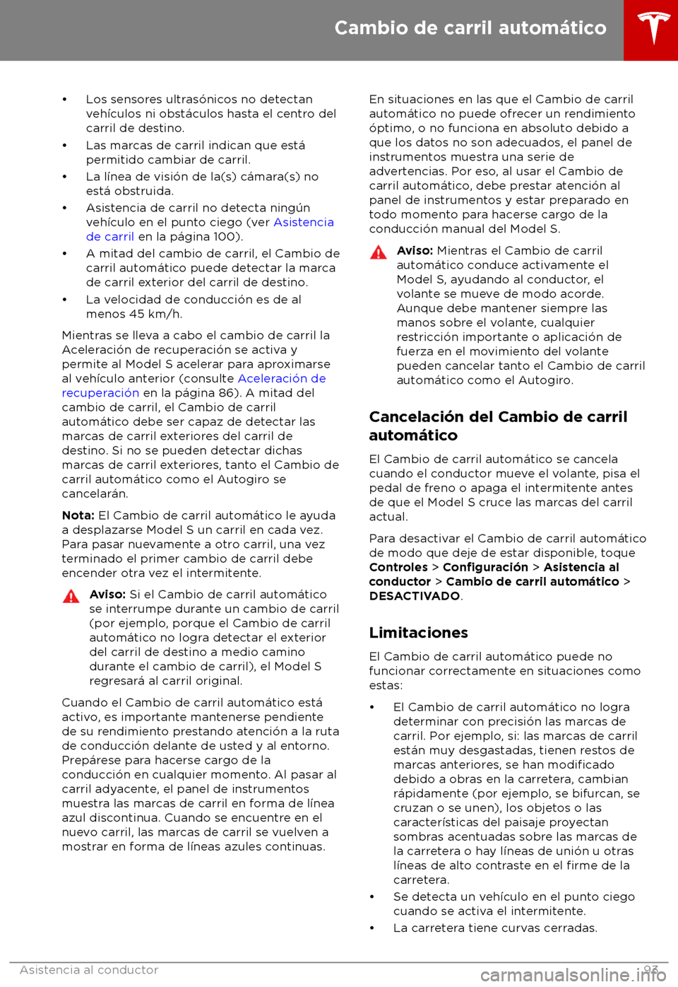 TESLA MODEL S 2018  Manual del propietario (in Spanish) 