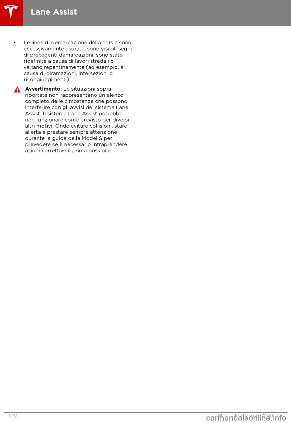 TESLA MODEL S 2018  Manuale del proprietario (in Italian) 