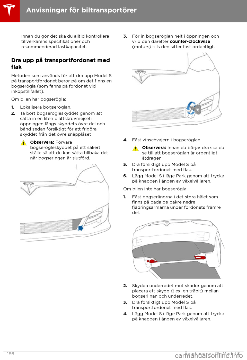 TESLA MODEL S 2018  Ägarmanual (in Swedish) Innan du g