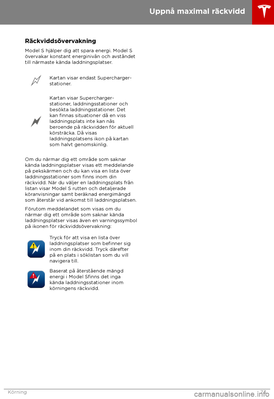 TESLA MODEL S 2018  Ägarmanual (in Swedish) R