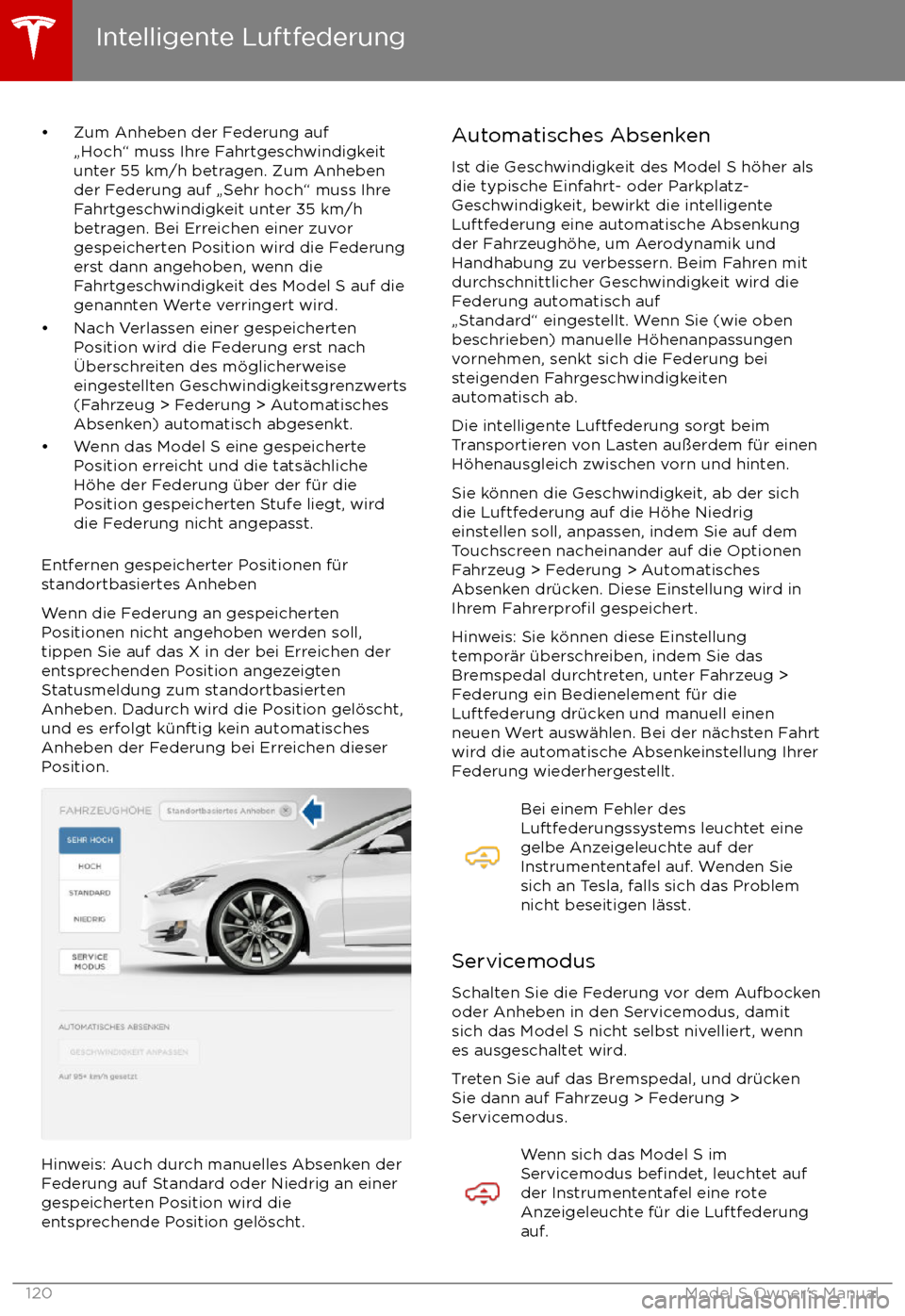 TESLA MODEL S 2017  Betriebsanleitung (in German)  