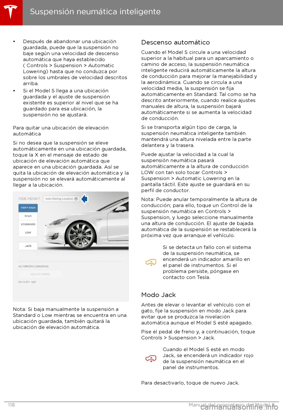 TESLA MODEL S 2017  Manual del propietario (in Spanish) 