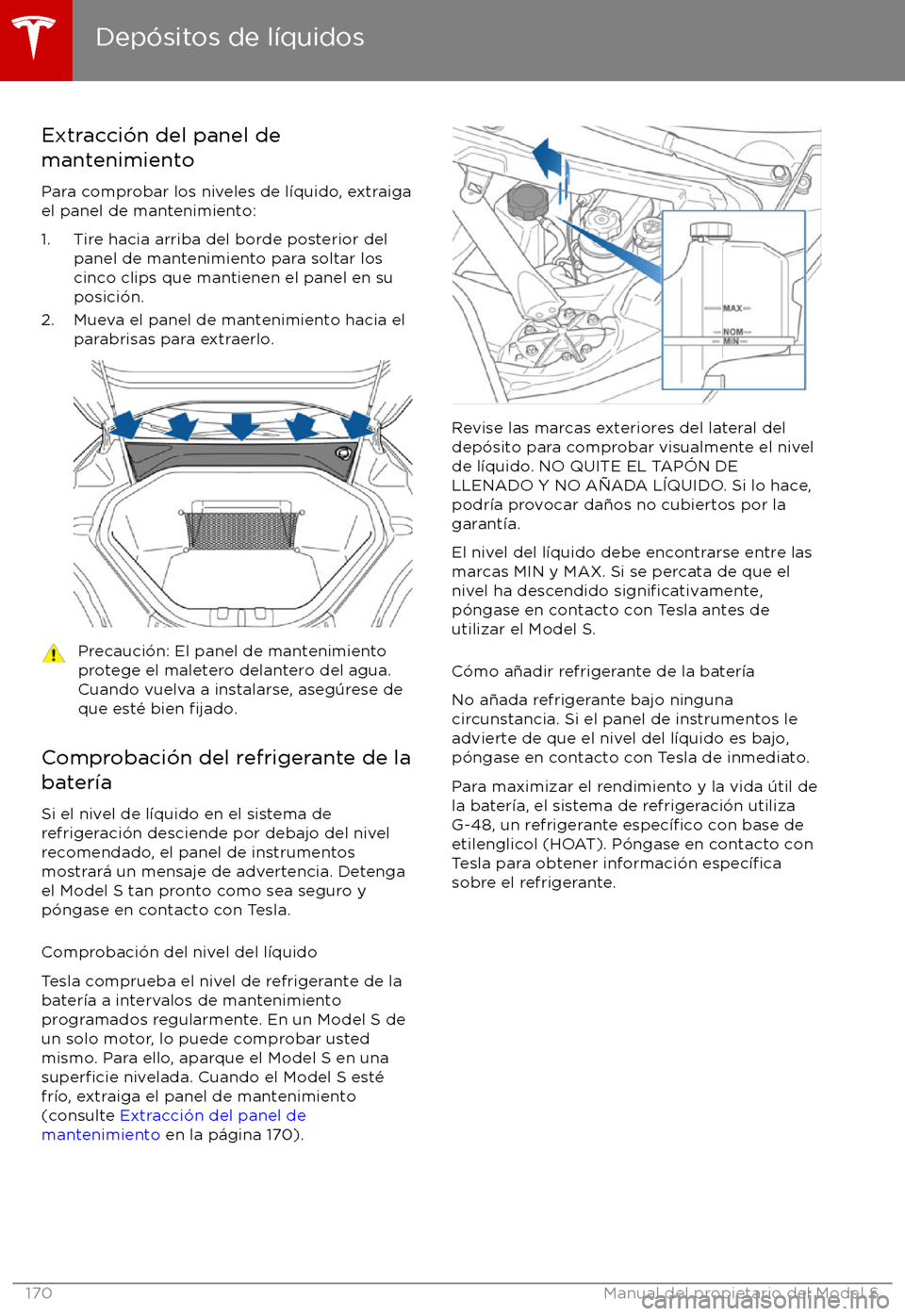 TESLA MODEL S 2017  Manual del propietario (in Spanish) Extracci