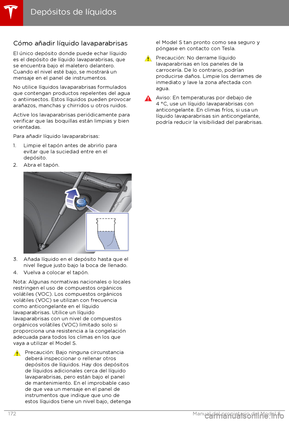 TESLA MODEL S 2017  Manual del propietario (in Spanish) C