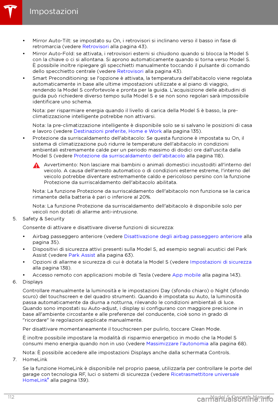 TESLA MODEL S 2017  Manuale del proprietario (in Italian) 
