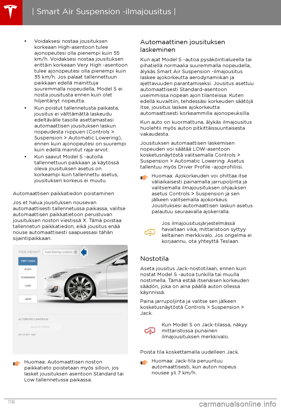 TESLA MODEL S 2017  Omistajan käsikirja (in Finnish) 