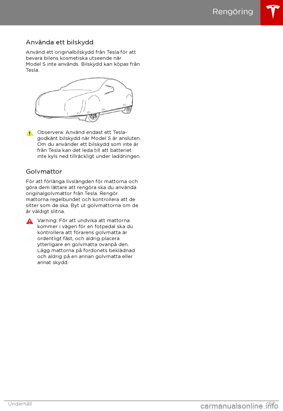 TESLA MODEL S 2017  Ägarmanual (in Swedish)  Anv