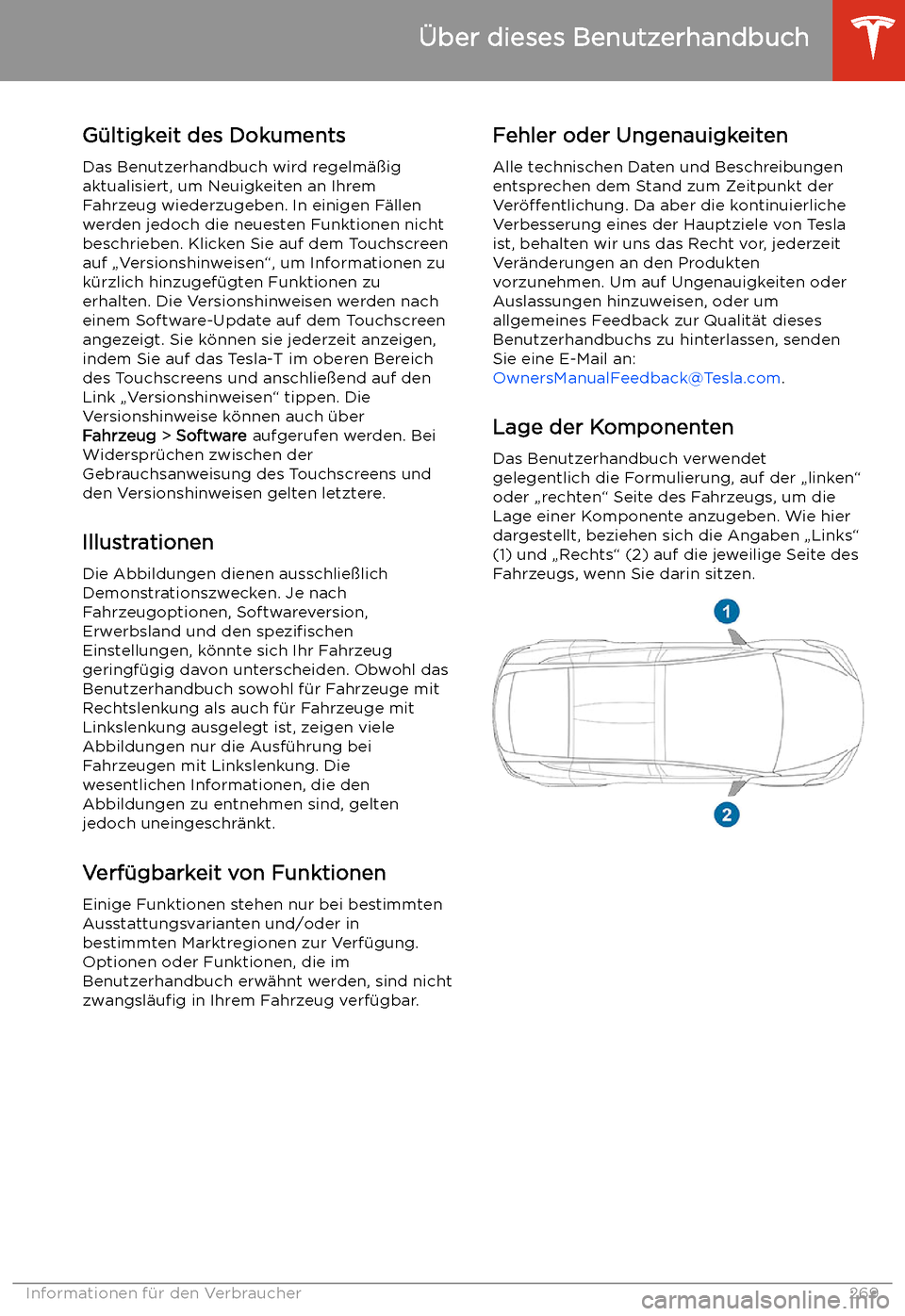 TESLA MODEL X 2020  Betriebsanleitung (in German) 