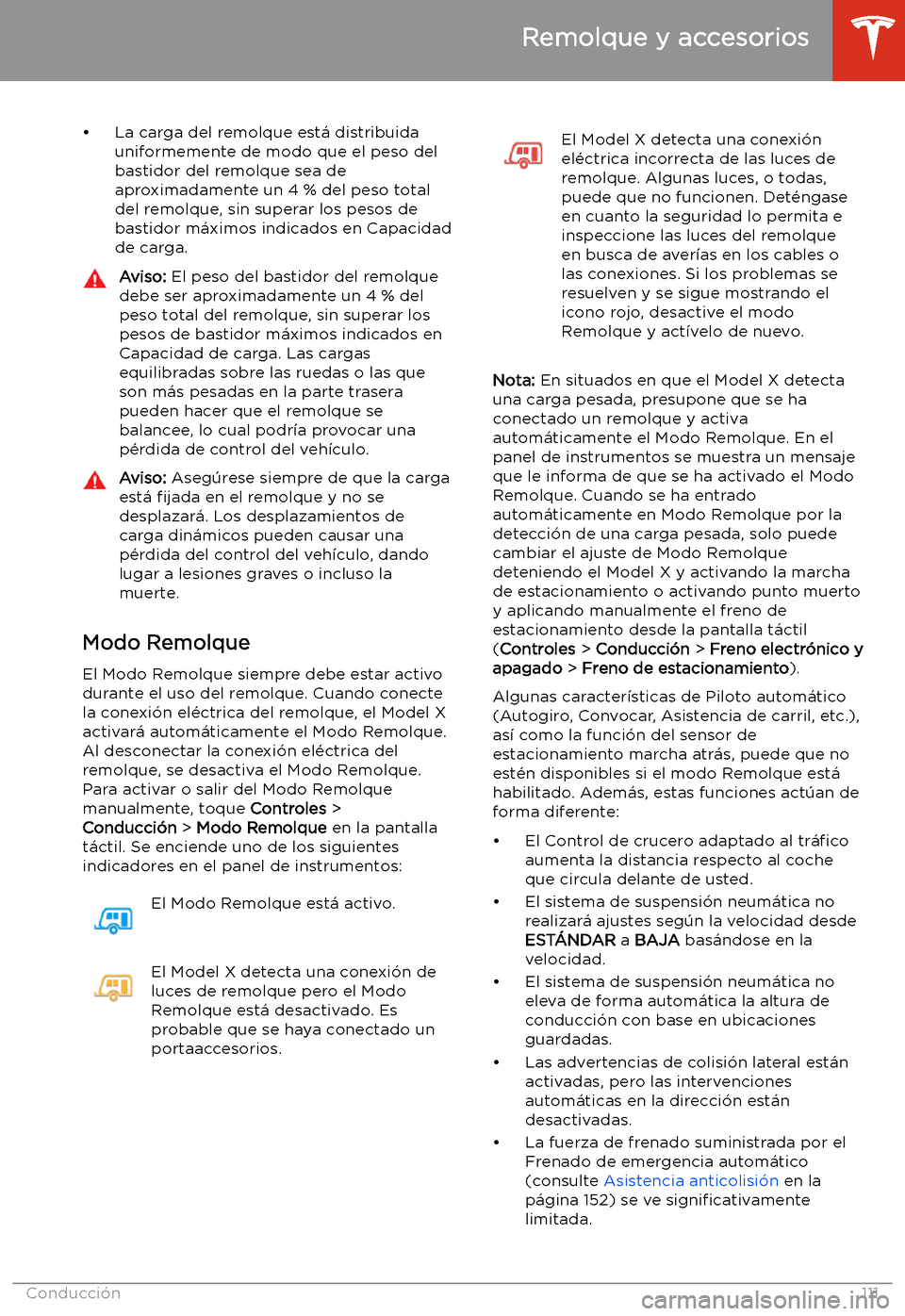 TESLA MODEL X 2020  Manual del propietario (in Spanish) 