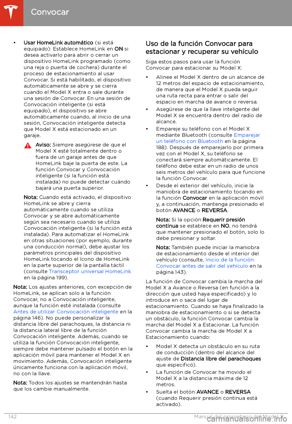 TESLA MODEL X 2020  Manual del propietario (in Spanish) 