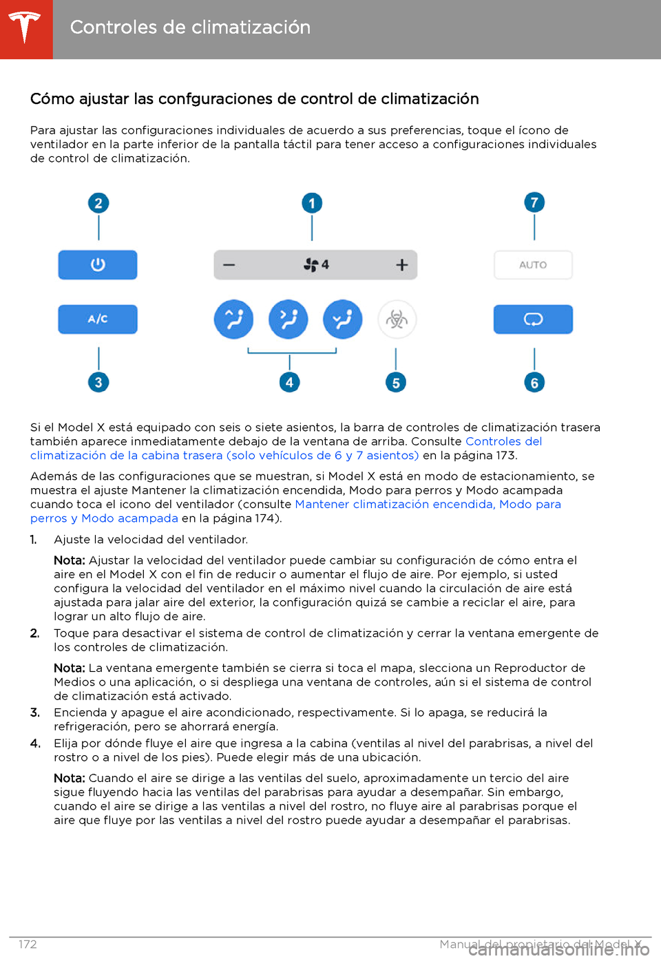 TESLA MODEL X 2020  Manual del propietario (in Spanish) C