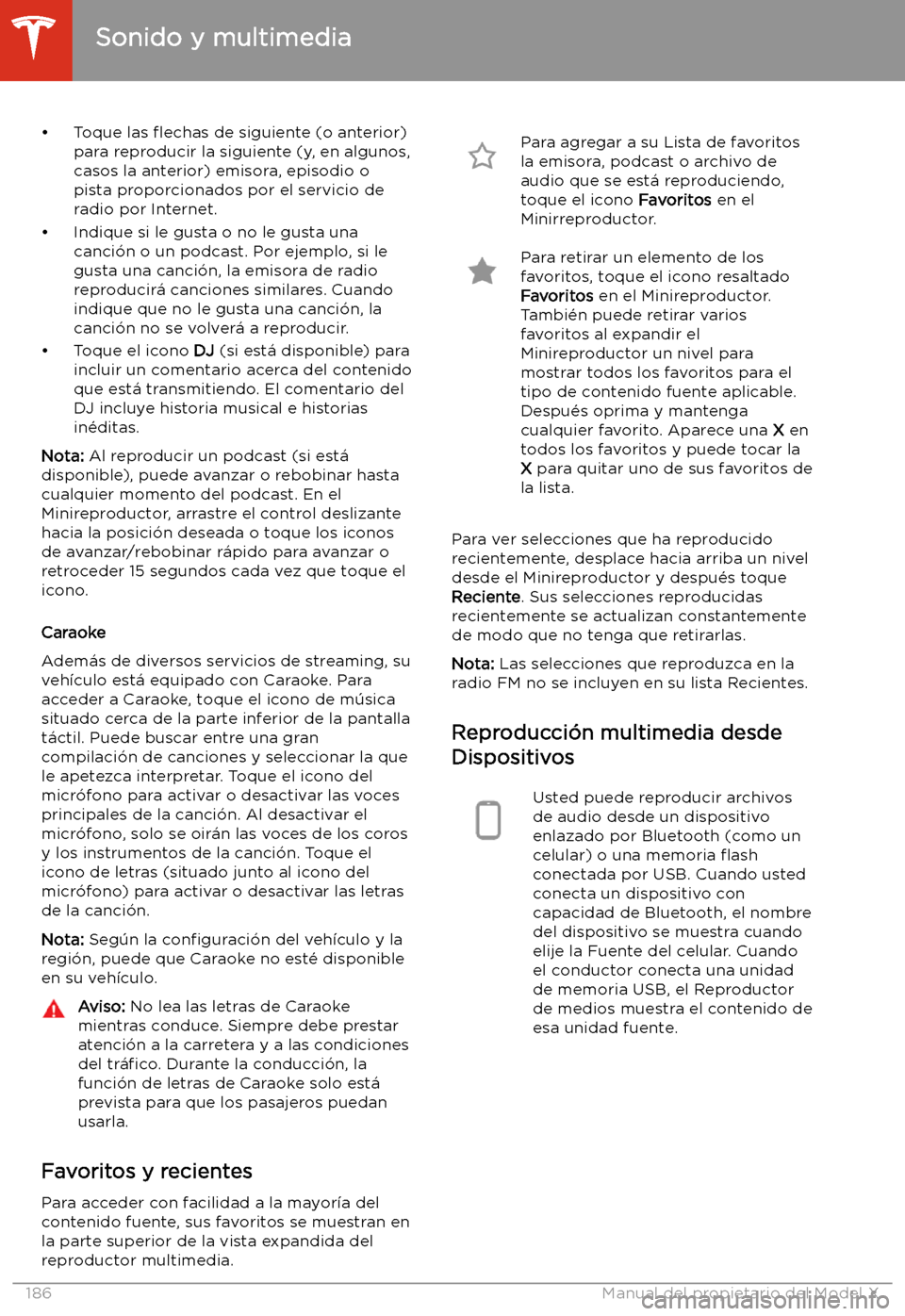 TESLA MODEL X 2020  Manual del propietario (in Spanish) 