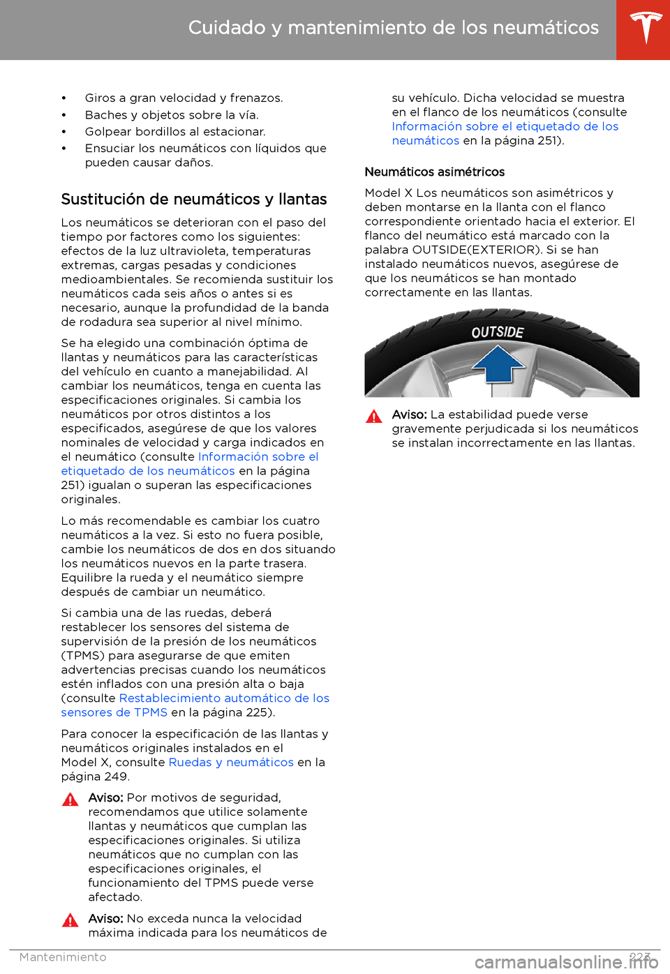 TESLA MODEL X 2020  Manual del propietario (in Spanish) 