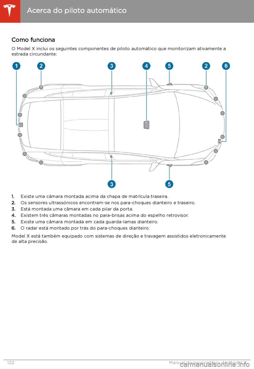 TESLA MODEL X 2020  Manual do proprietário (in Portuguese)  Piloto autom