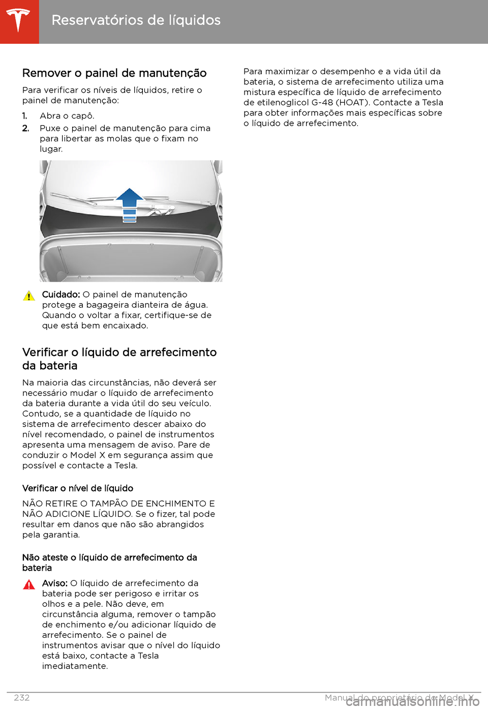 TESLA MODEL X 2020  Manual do proprietário (in Portuguese)  Reservat