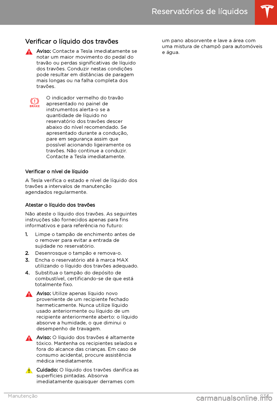 TESLA MODEL X 2020  Manual do proprietário (in Portuguese)  Veri