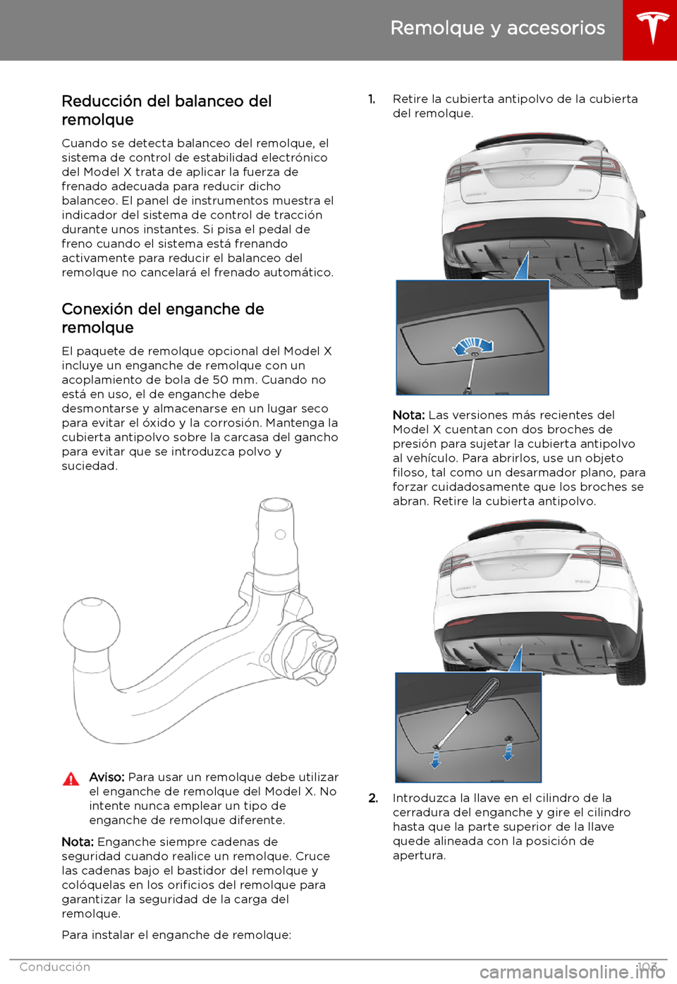 TESLA MODEL X 2019   Manual del propietario (in Spanish) Reducci
