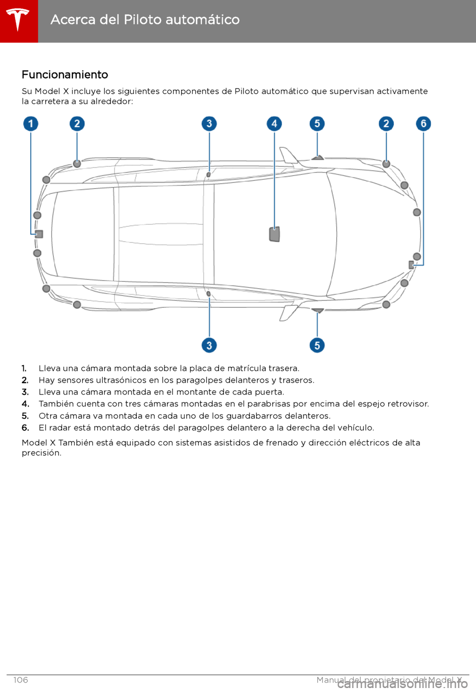 TESLA MODEL X 2019   Manual del propietario (in Spanish) Piloto autom