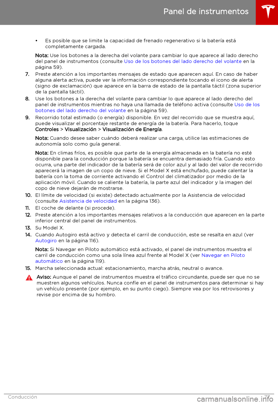 TESLA MODEL X 2019   Manual del propietario (in Spanish) 