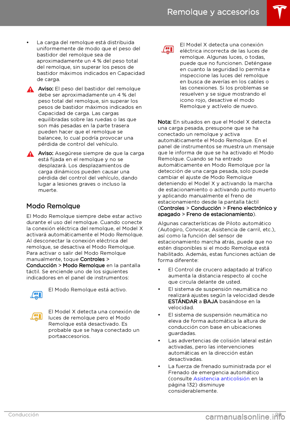 TESLA MODEL X 2019   Manual del propietario (in Spanish) 