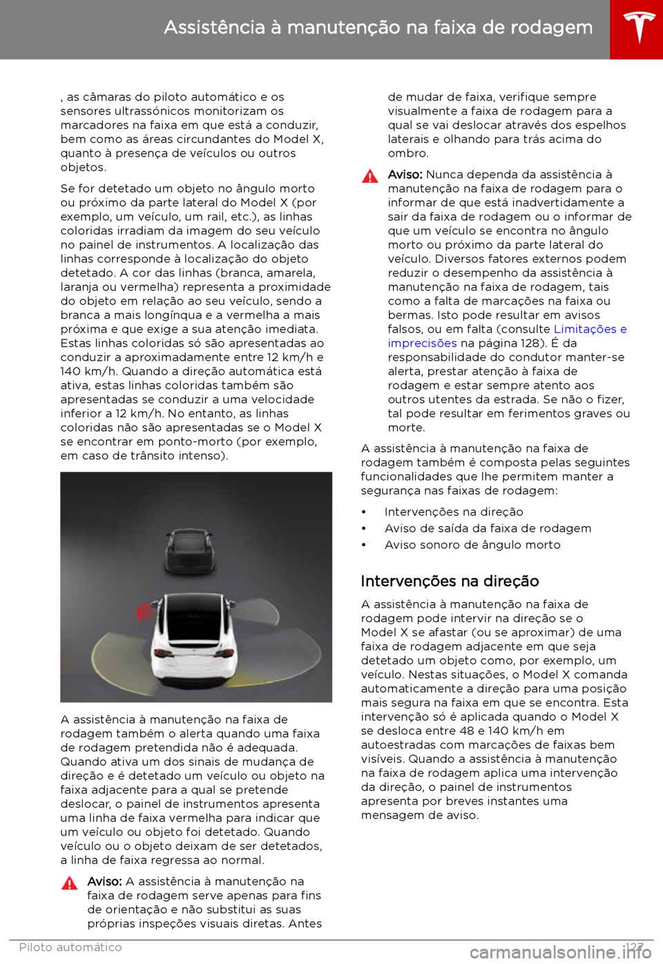 TESLA MODEL X 2019  Manual do proprietário (in Portuguese) Assist