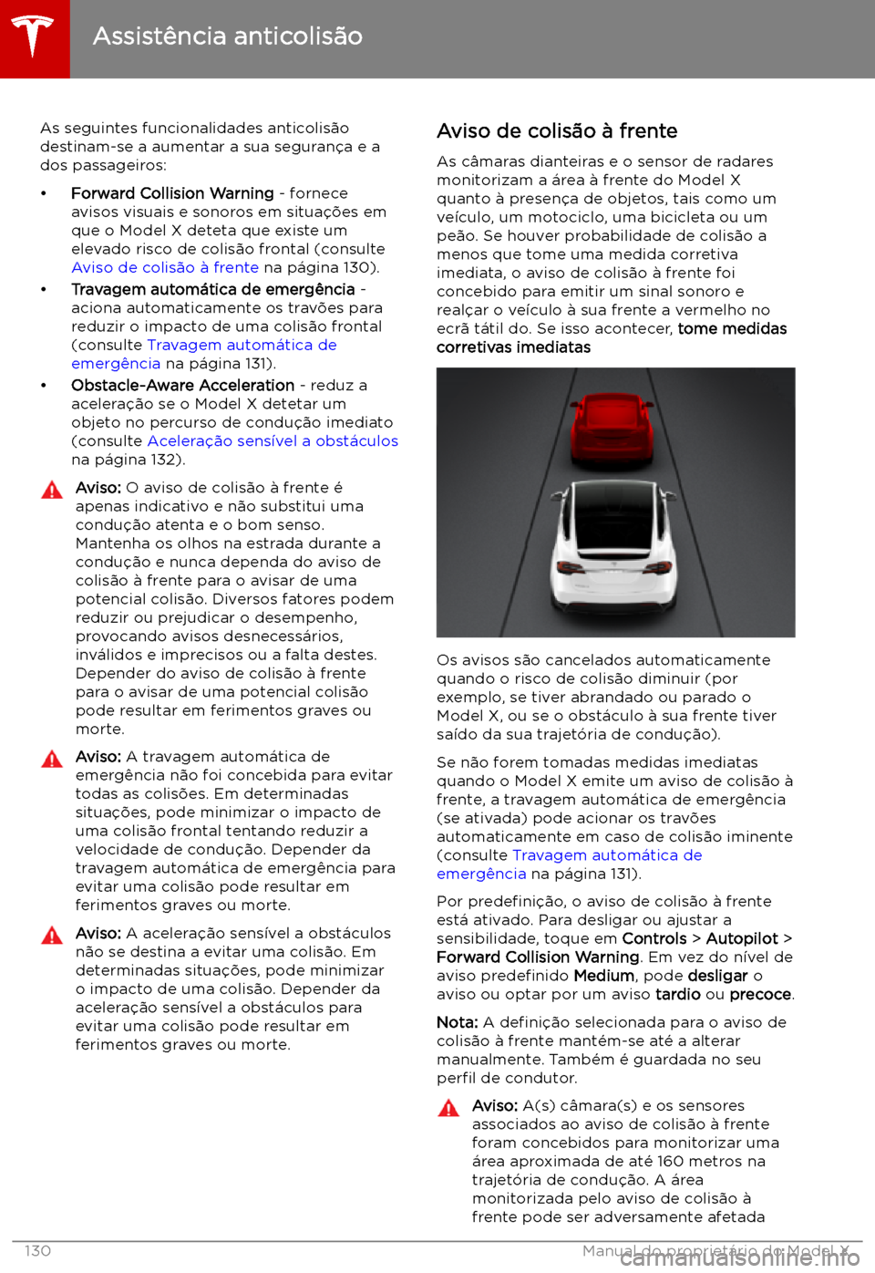TESLA MODEL X 2019  Manual do proprietário (in Portuguese) Assist