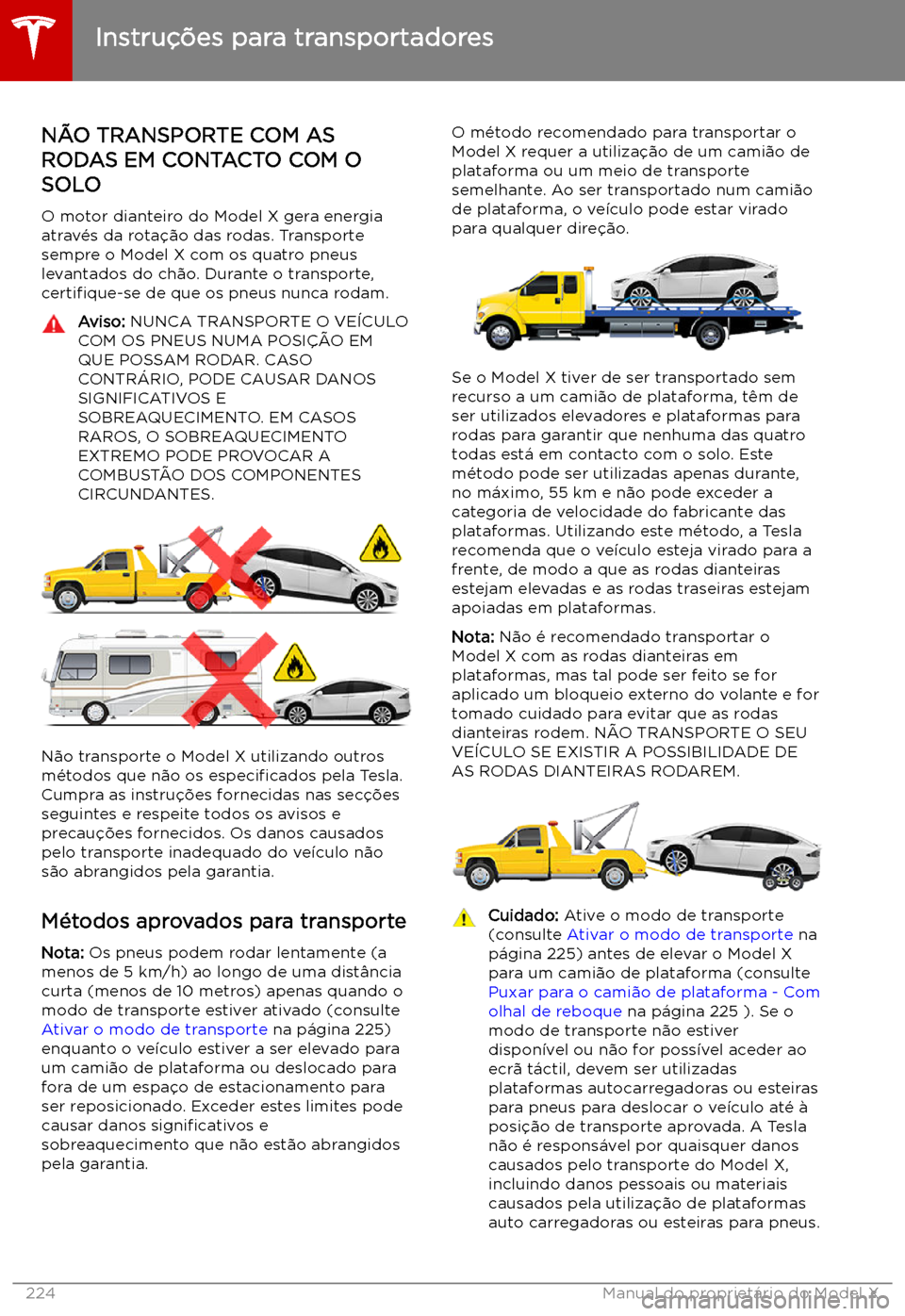 TESLA MODEL X 2019  Manual do proprietário (in Portuguese) Instru