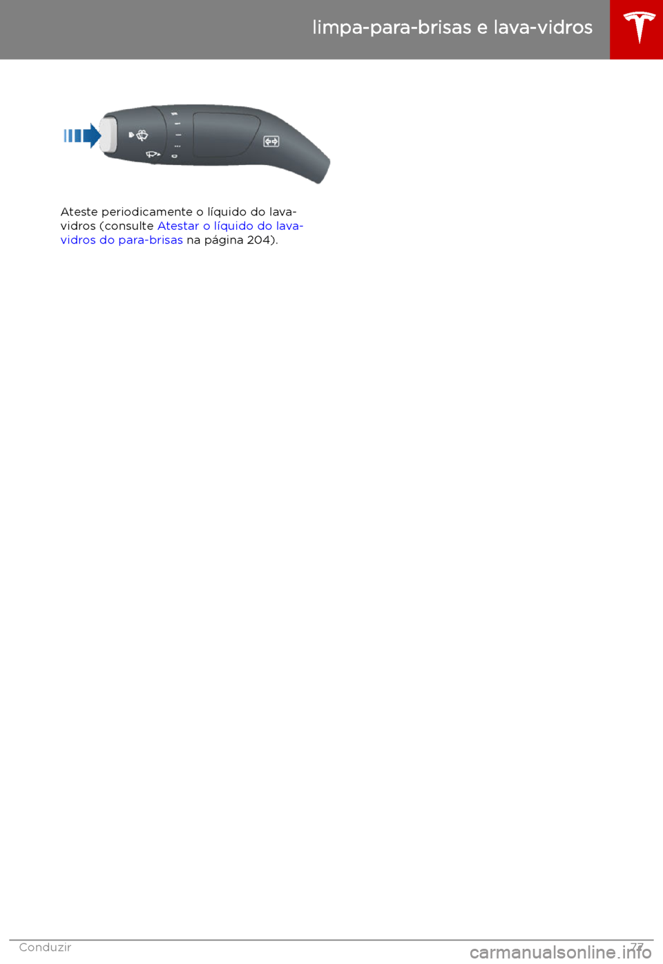 TESLA MODEL X 2019  Manual do proprietário (in Portuguese) Ateste periodicamente o l