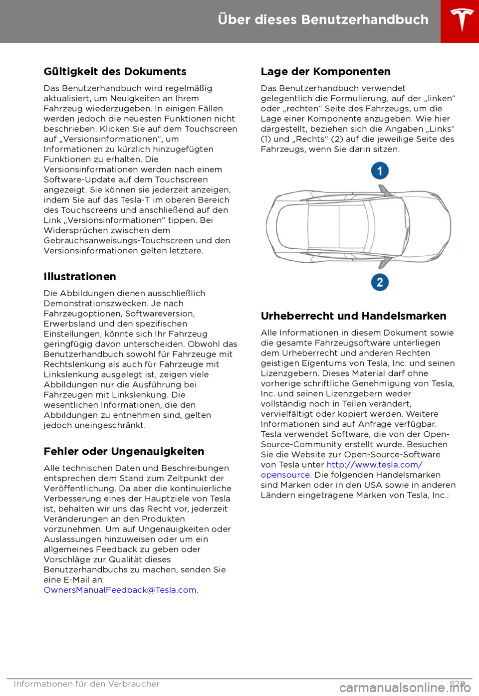 TESLA MODEL X 2018  Betriebsanleitung (in German)  G