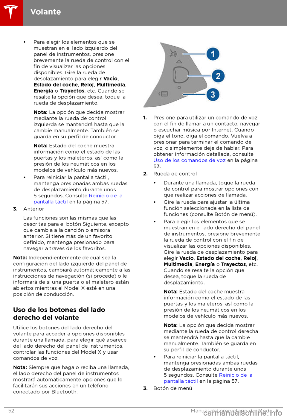 TESLA MODEL X 2018  Manual del propietario (in Spanish) 