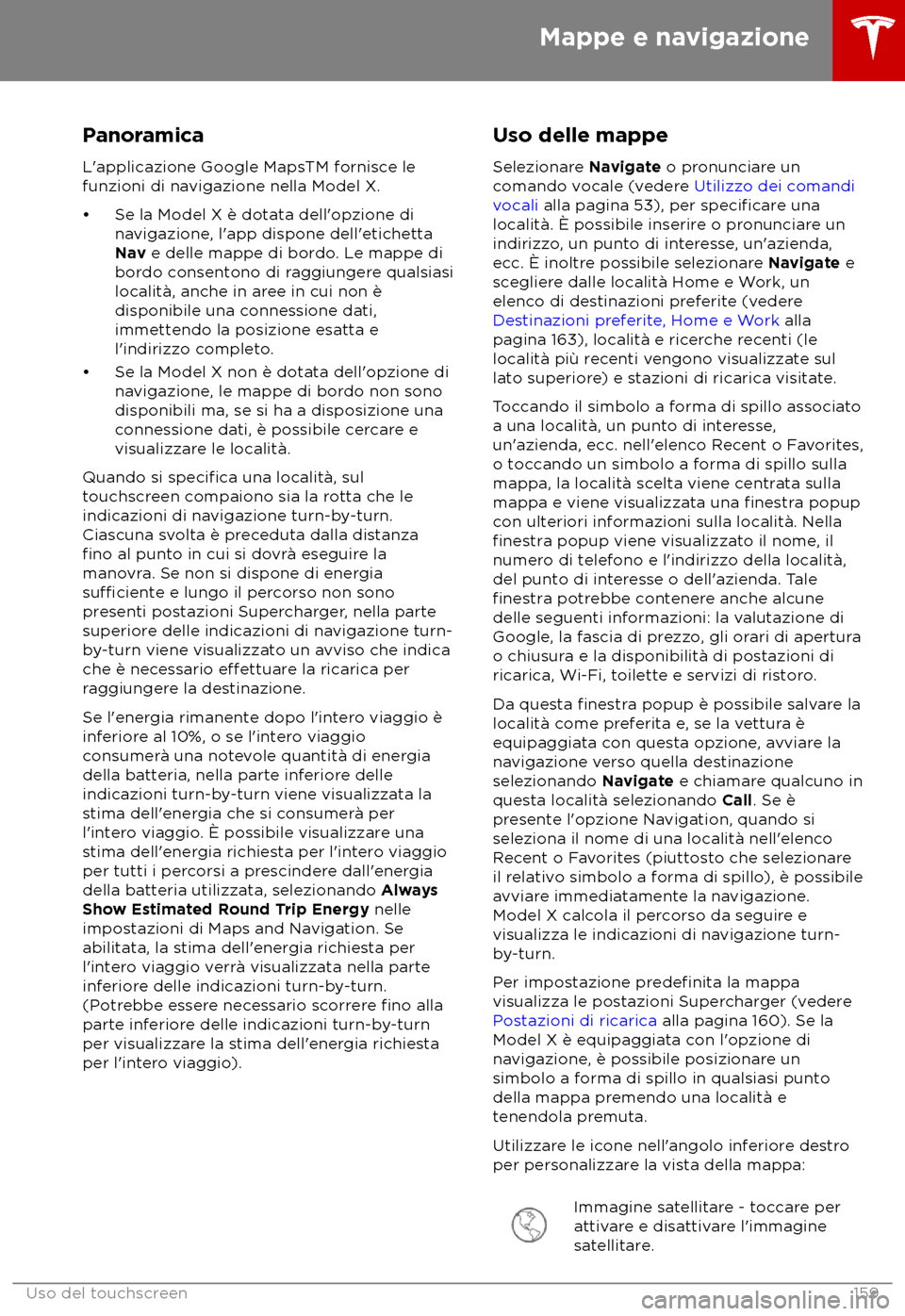 TESLA MODEL X 2018  Manuale del proprietario (in Italian) Panoramica
L