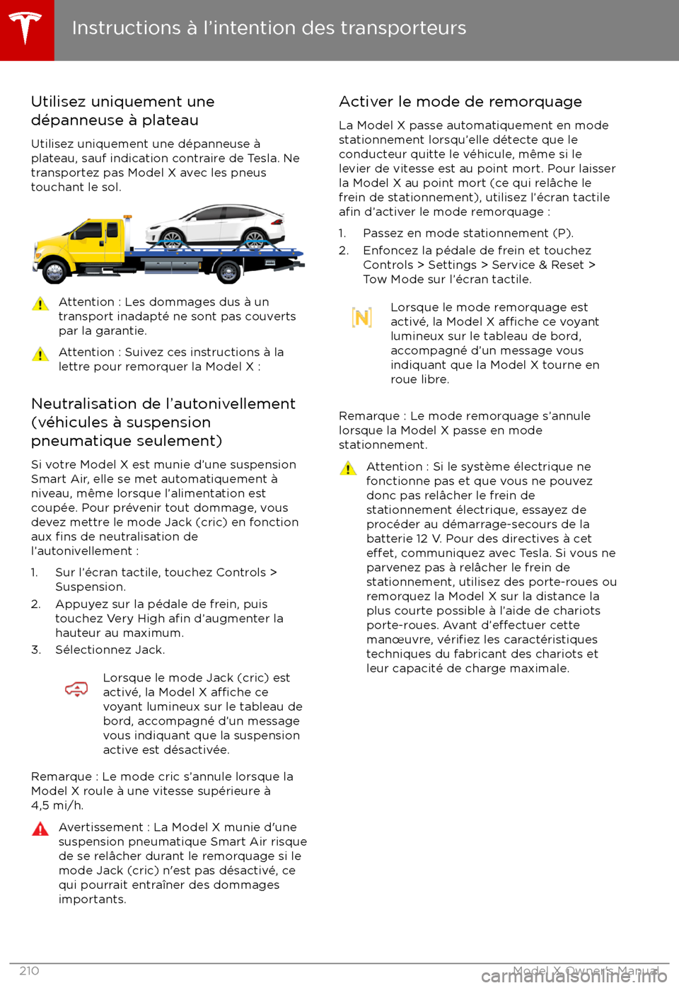 TESLA MODEL X 2017  Manuel du propriétaire (Canada) (in French) Utilisez uniquement une
d