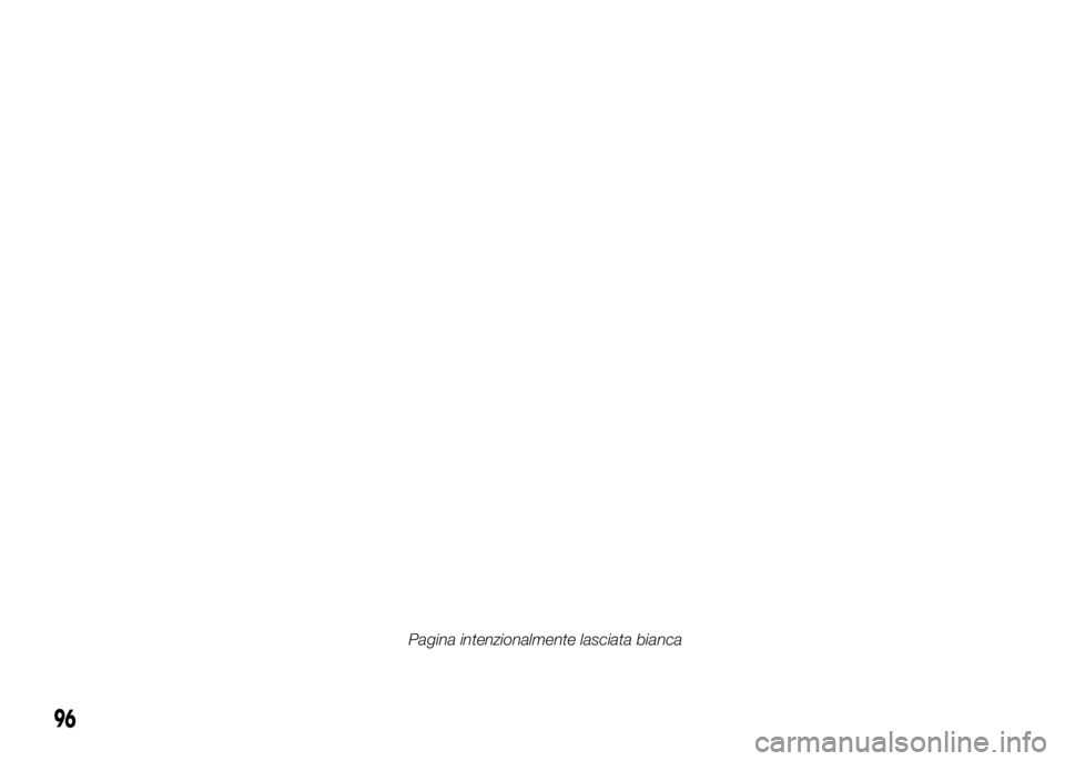 Alfa Romeo 4C 2015  Libretto Uso Manutenzione (in Italian) 96
Pagina intenzionalmente lasciata bianca 