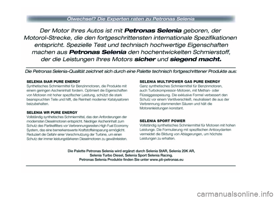 Alfa Romeo 4C 2015  Betriebsanleitung (in German) 