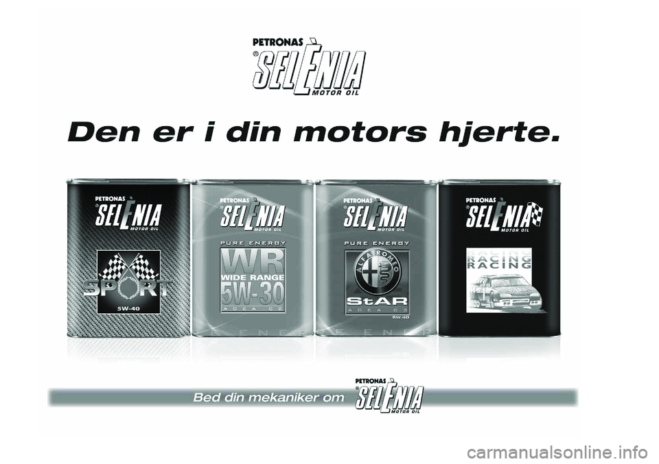 Alfa Romeo Giulietta 2011  Brugs- og vedligeholdelsesvejledning (in Danish) 