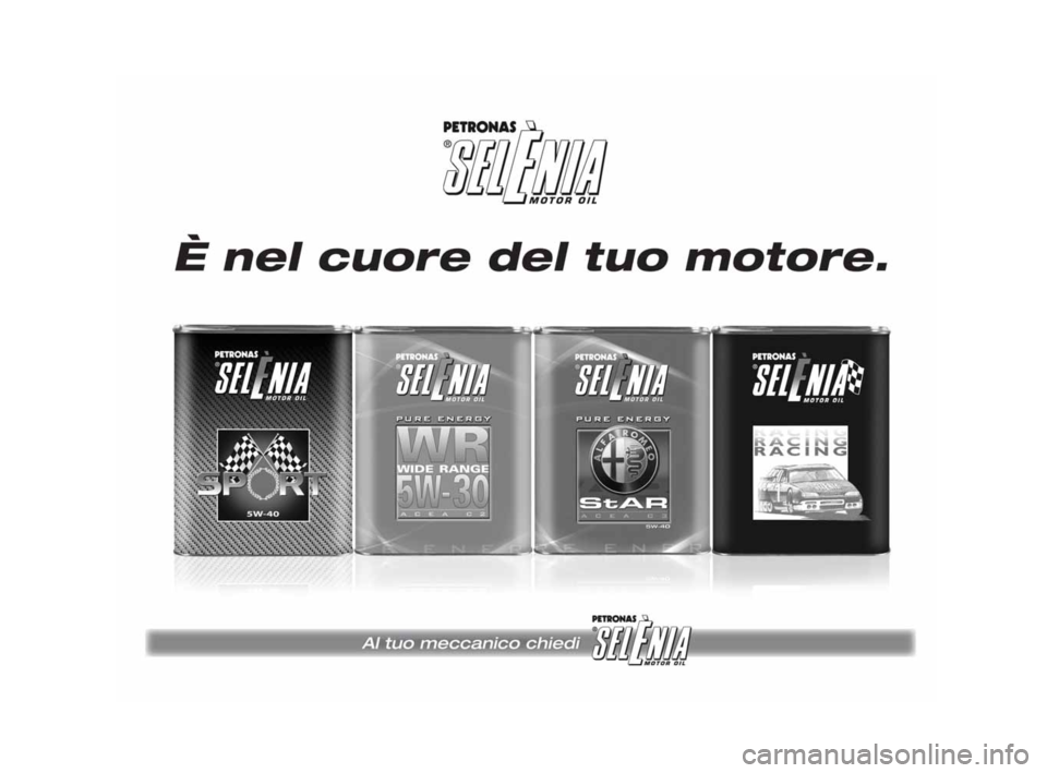 Alfa Romeo MiTo 2010  Libretto Uso Manutenzione (in Italian) 251-260 Alfa MiTo IT 3ed  9-02-2010  15:23  Pagina 256 
