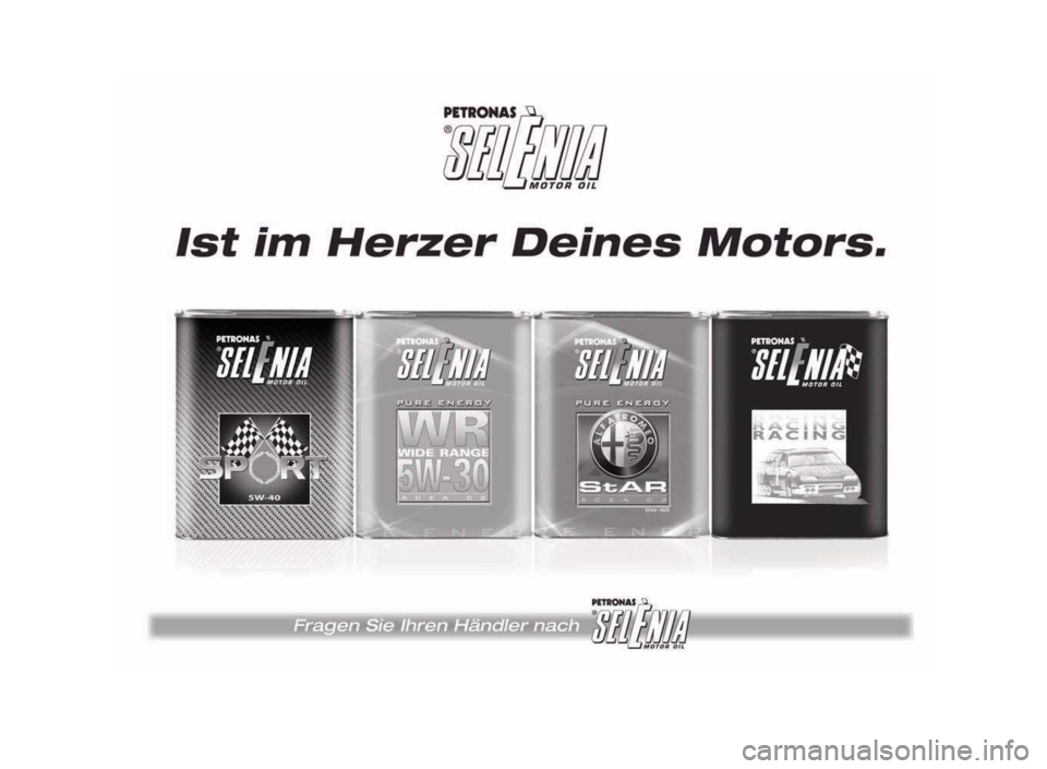 Alfa Romeo MiTo 2010  Betriebsanleitung (in German) 251-256 Alfa MiTo D 3ed:251-256 Alfa MiTo D 9-02-2010  11:33  Pagina 256 