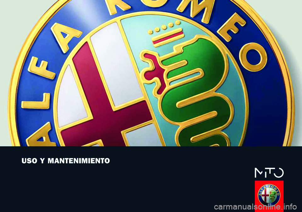 Alfa Romeo MiTo 2009  Manual de Empleo y Cuidado (in Spanish) 