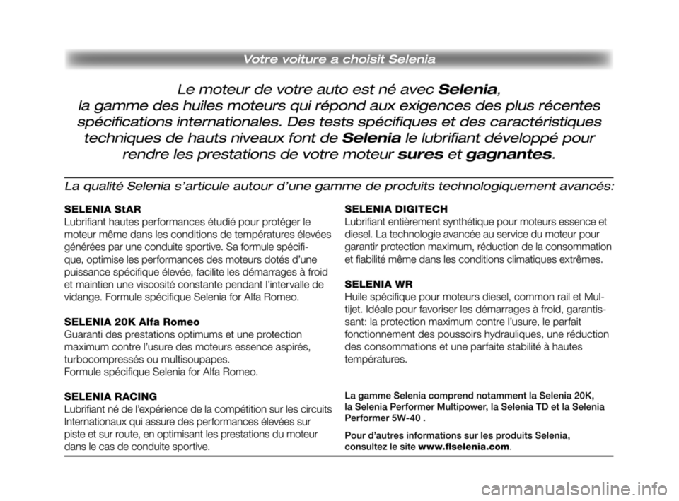 Alfa Romeo MiTo 2008  Notice dentretien (in French) 241-248 Alfa MiTo FR  11-06-2008  9:58  Pagina 247 