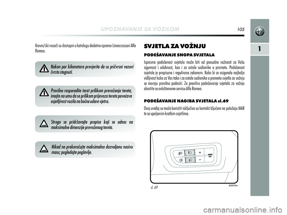 Alfa Romeo MiTo 2013  Knjižica s uputama za uporabu i održavanje (in Croatian) 
