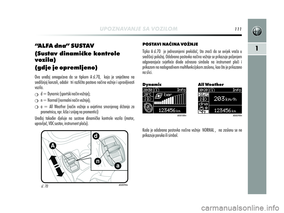Alfa Romeo MiTo 2013  Knjižica s uputama za uporabu i održavanje (in Croatian) 