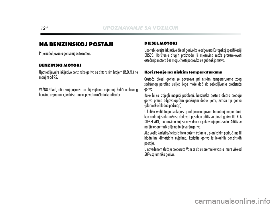 Alfa Romeo MiTo 2019  Knjižica s uputama za uporabu i održavanje (in Croatian) 