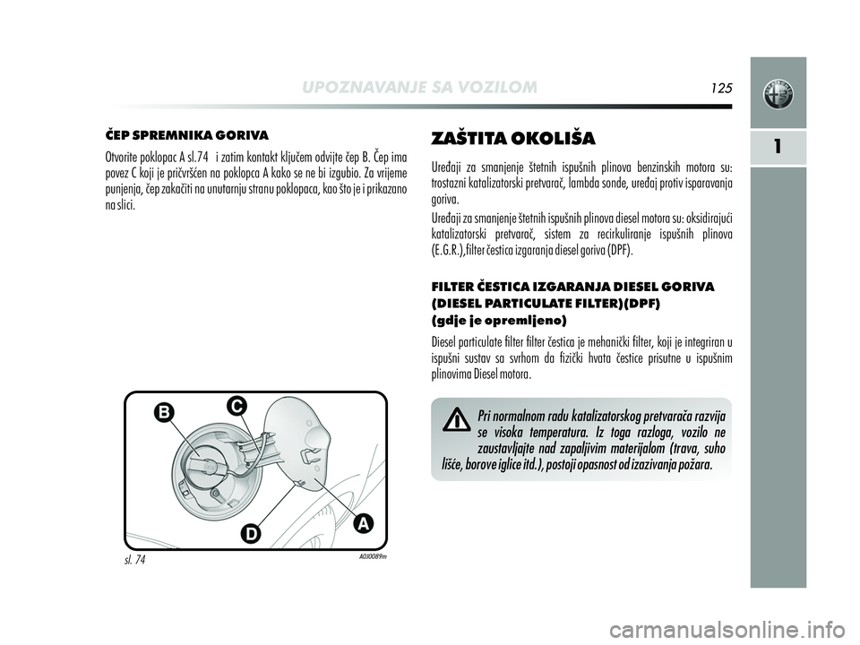 Alfa Romeo MiTo 2019  Knjižica s uputama za uporabu i održavanje (in Croatian) 