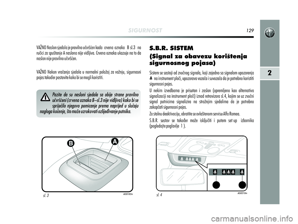 Alfa Romeo MiTo 2013  Knjižica s uputama za uporabu i održavanje (in Croatian) 